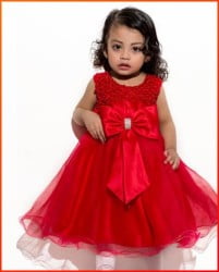 Party Dress Anak Perempuan Red