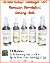 Sutra Spray Wangian Semulajadi